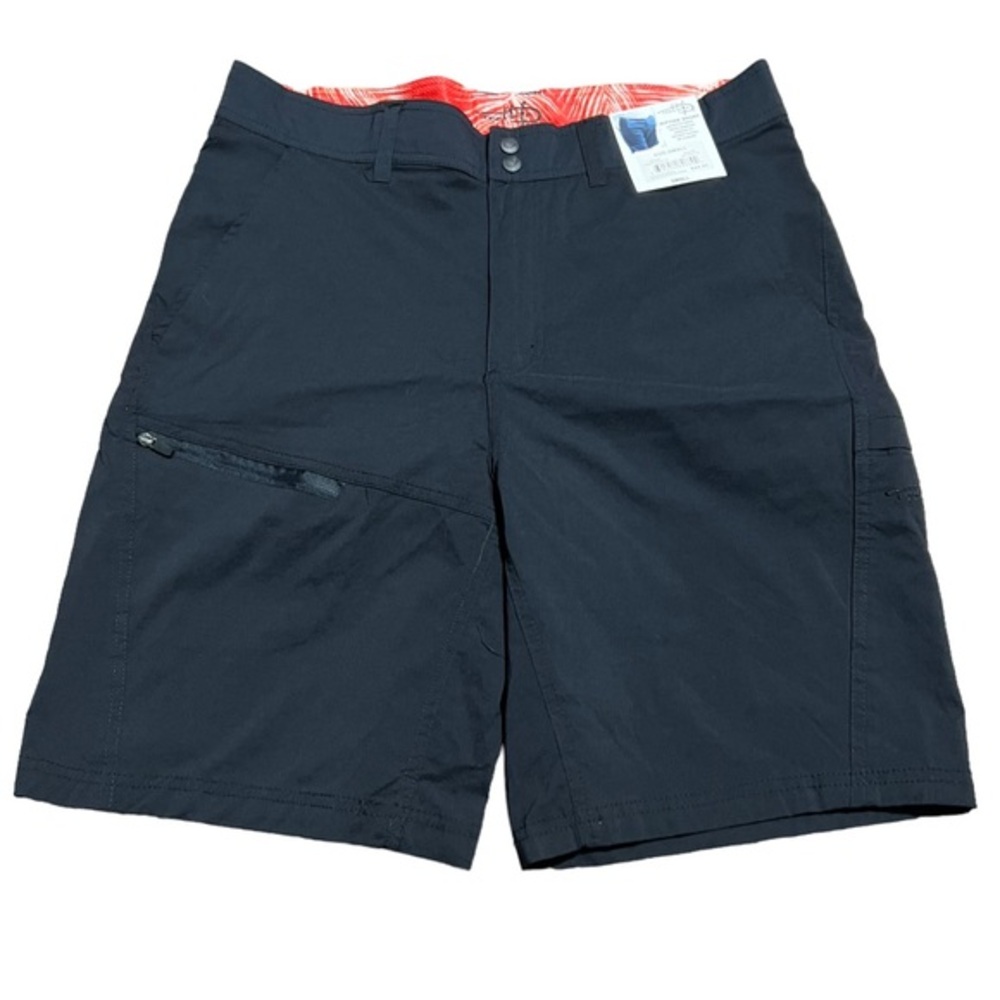 Reel Life Blue Riptide Shorts with Security Pocket Size Small